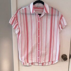 Madewell Shirt w Ruffle Sleeves